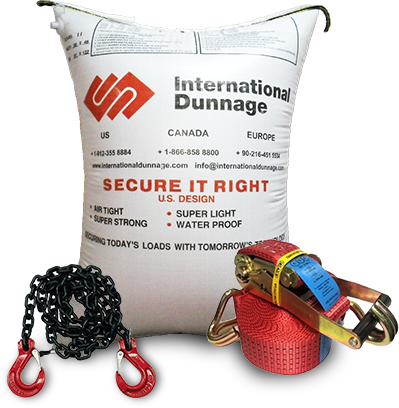 Пневмооболочка и крепление грузов